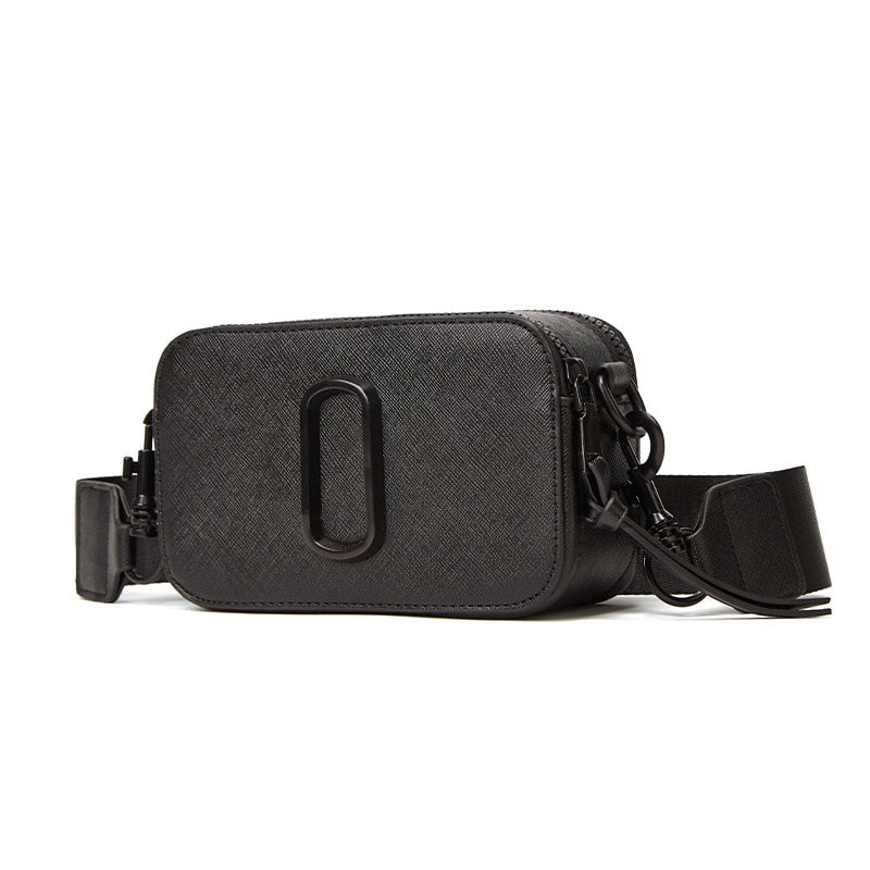 Diinovivo High Quality Square Bag For Women Crossbody Bag PU Leather Shoulder Bag Wide Strap Fashion Panelled Camera BagWHDV2411