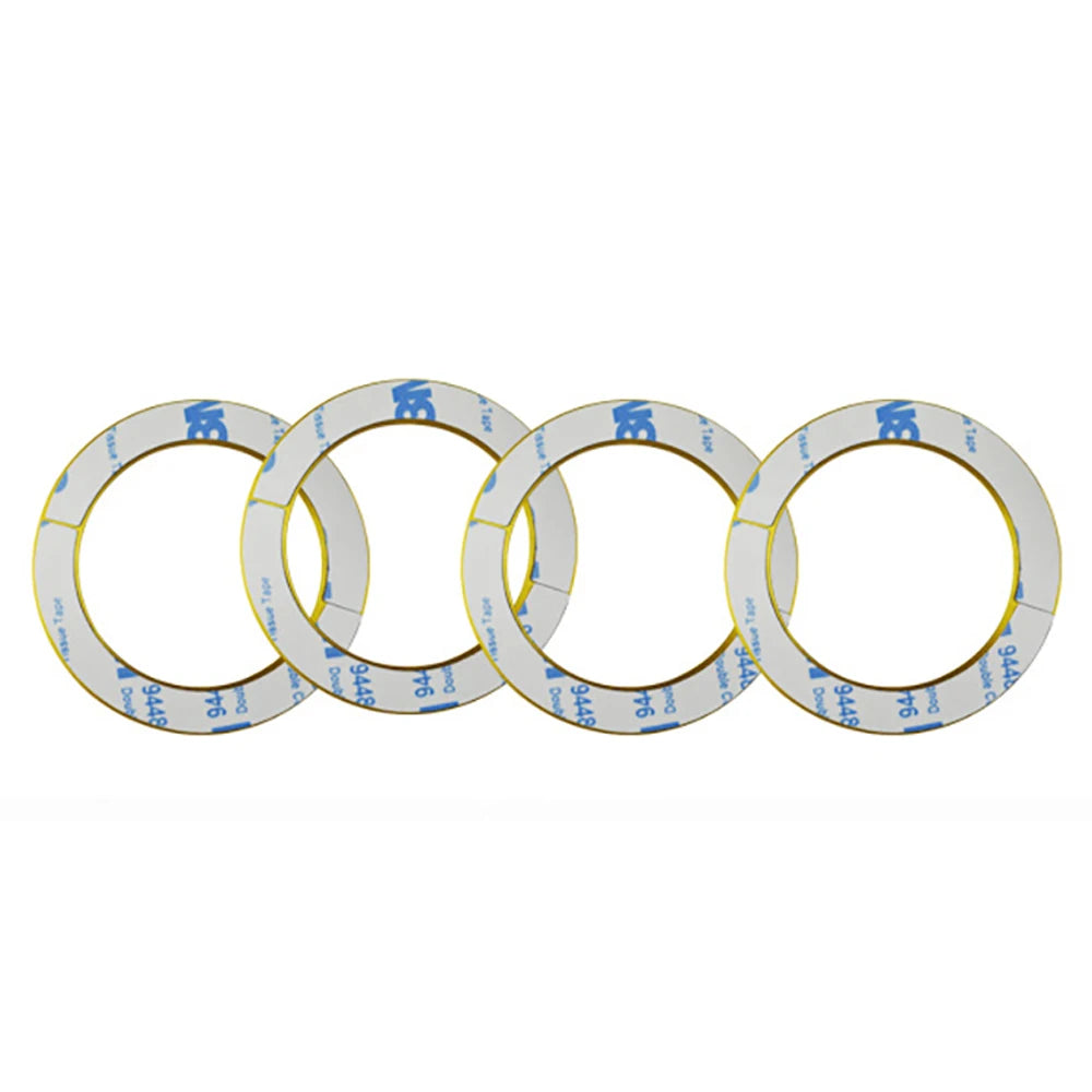 Car Steering Wheel Styling Center Emblem Decoration Ring  Accessories Cover Sticker For Volkswagen VW Golf 4 5 Polo Jetta Covers
