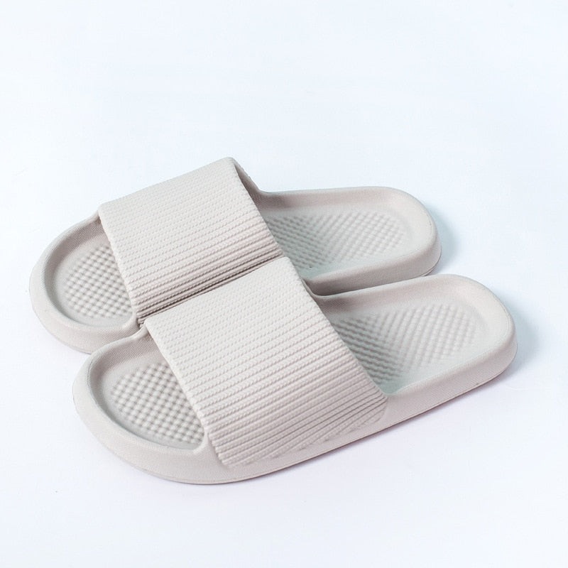 2023 Men Platform Slippers Shoes Unisex Summer Beach Eva Soft Sole Slide Sandals Leisure Women Indoor Bathroom Anti-slip Slides