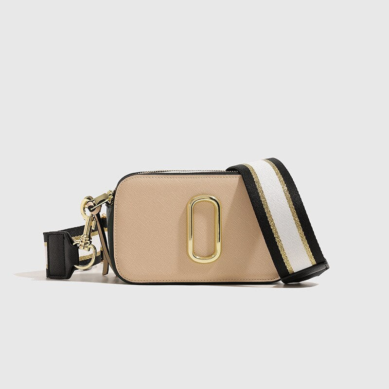 Fashion Design Camera Bags For Women Casual Solid Black White Lady Street Party Crossbody Bags Good Large Storage Zippy Pockets