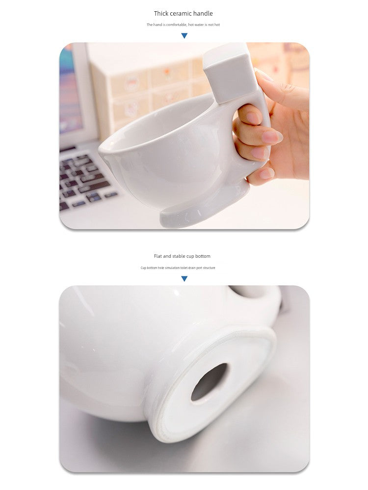 Poop Toilet Poop Shape Cup Trending Creative Funny Funny Tea Cup Urinal Poop Mug Water Glass