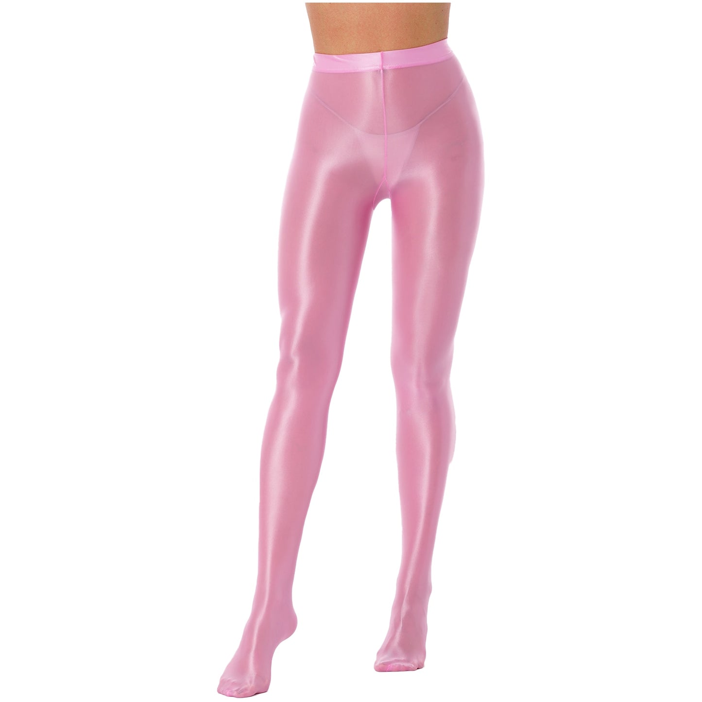 Women Glossy Pantyhose Ballet Dance Gym Fitness Workout Yoga Leggings Pants Oil Bright Tights Dance Bottoms Trousers
