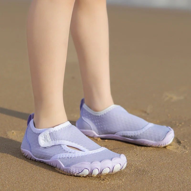 Kids Barefoot Shoes Aqua Shoes Anti-slip Socks Summer Beach Slippers Child Sneaker Sea Swimming Slippers Surfing Wading Footwear