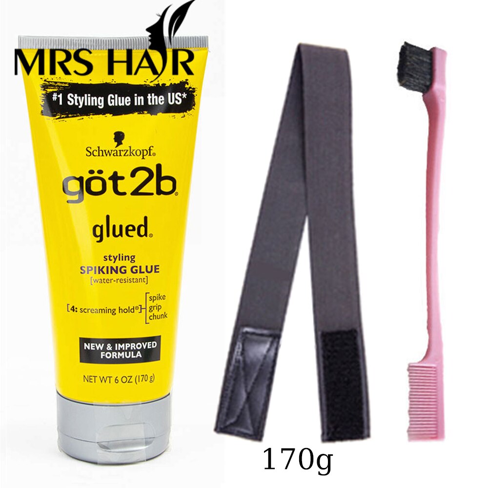 got2b glued spray Glue lace wig Hair Gel got2b Glued Hair gel Invincible Styling edge control hair spray wig accessories