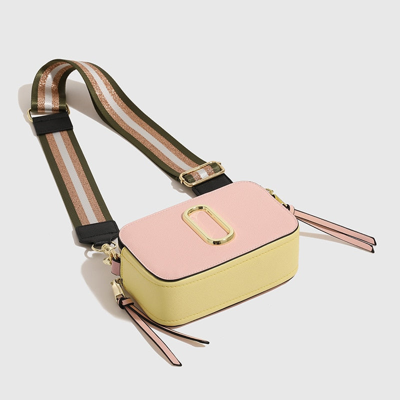 Fashion Design Camera Bags For Women Casual Solid Black White Lady Street Party Crossbody Bags Good Large Storage Zippy Pockets