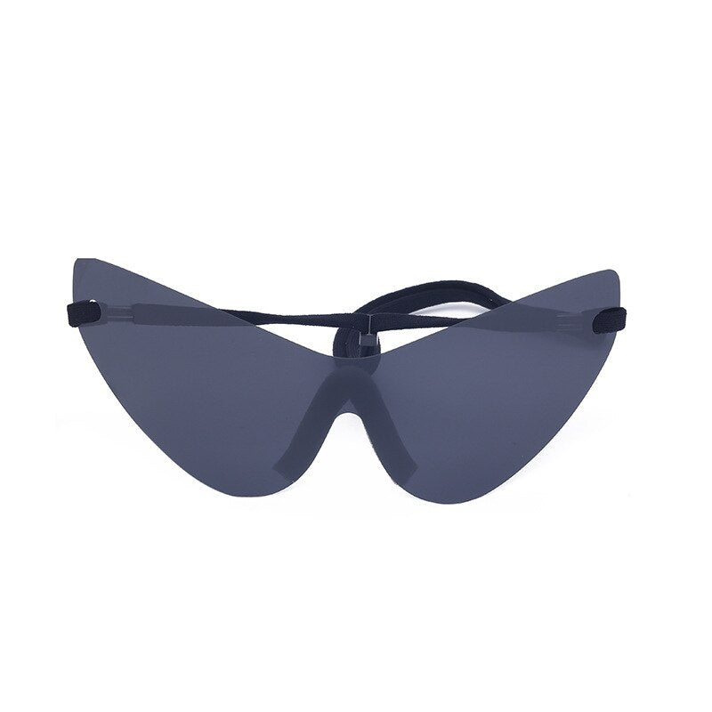Oversized Punk Rimless Sunglasses Women Men Y2K Sports Sun Glass for Ladies 2022 Luxury Brand Designer Goggle Shades Eyewear