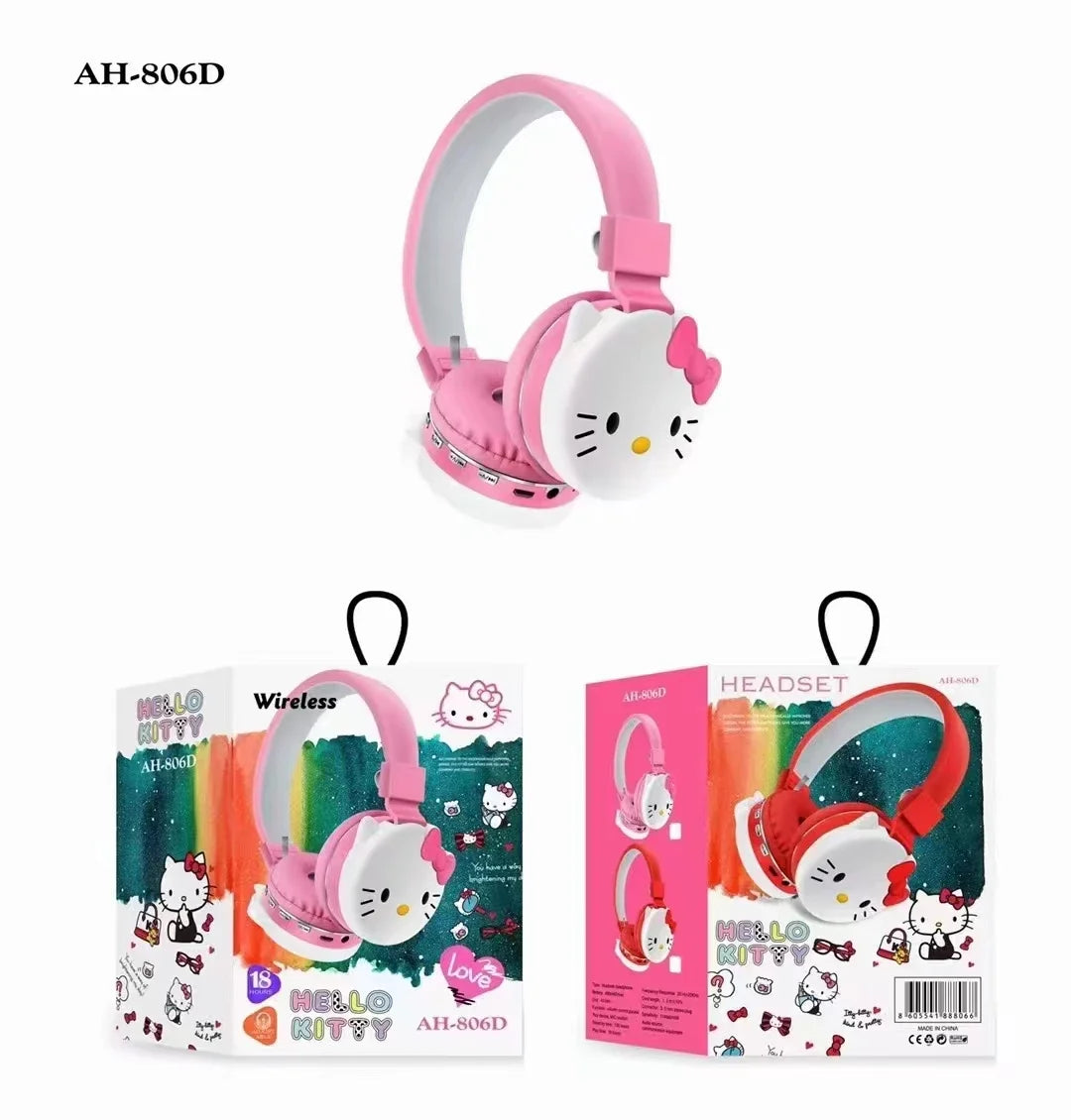 Disney Minnie Mickey Bluetooth Headphones HIFI Sound Foldable Wireless Earphones Headsets Anime Cartoon Fashion Hottie Y2k Gifts