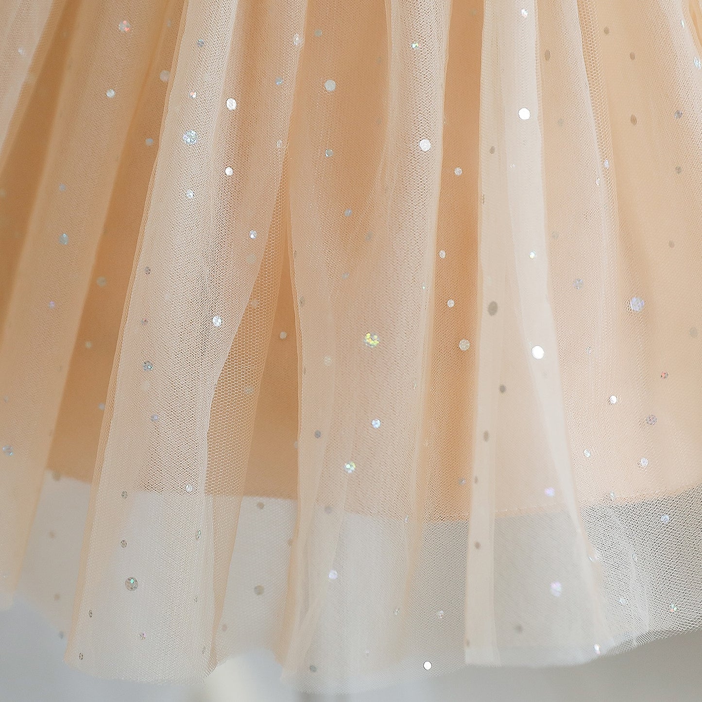 2023 Summer Sequin Big Bow Baby Girl Dress 1st Birthday Party Wedding Dress For Girl Palace Princess Evening Dresses Kid Clothes