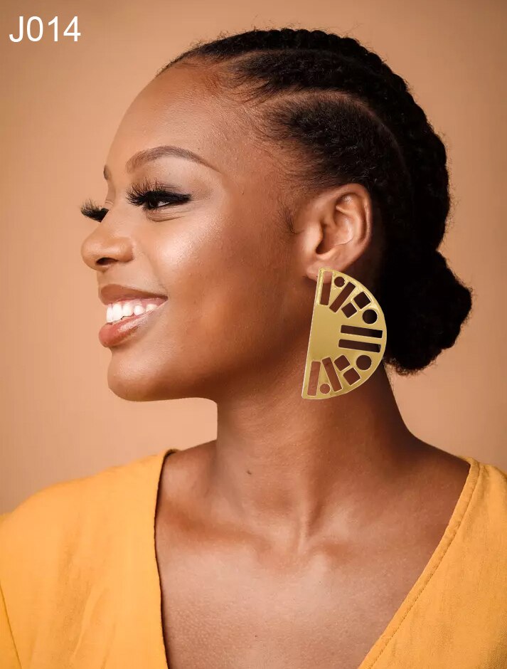 Fine Jewelry Big Round Earrings Stud Big Pendant Dangle Drop Earrings Flower Circle Hoop Earring Wedding Party Gifts