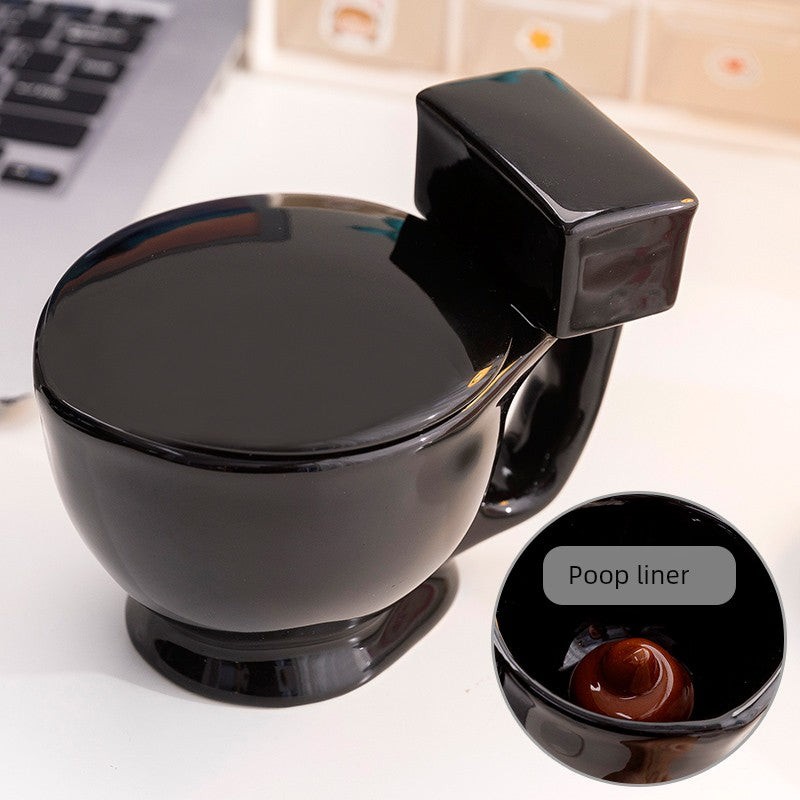 Poop Toilet Poop Shape Cup Trending Creative Funny Funny Tea Cup Urinal Poop Mug Water Glass