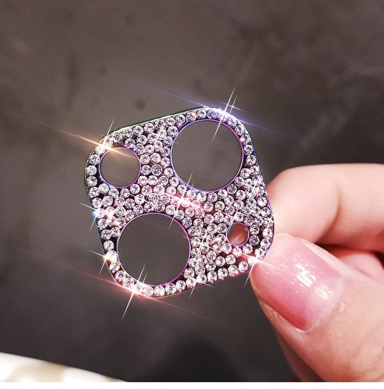 Camera Lens Protector For iPhone 14 13 12 11 Pro Max Hollow Glitter Rhinestones Camera Protector For iphone 13 14 12 13 11Mini