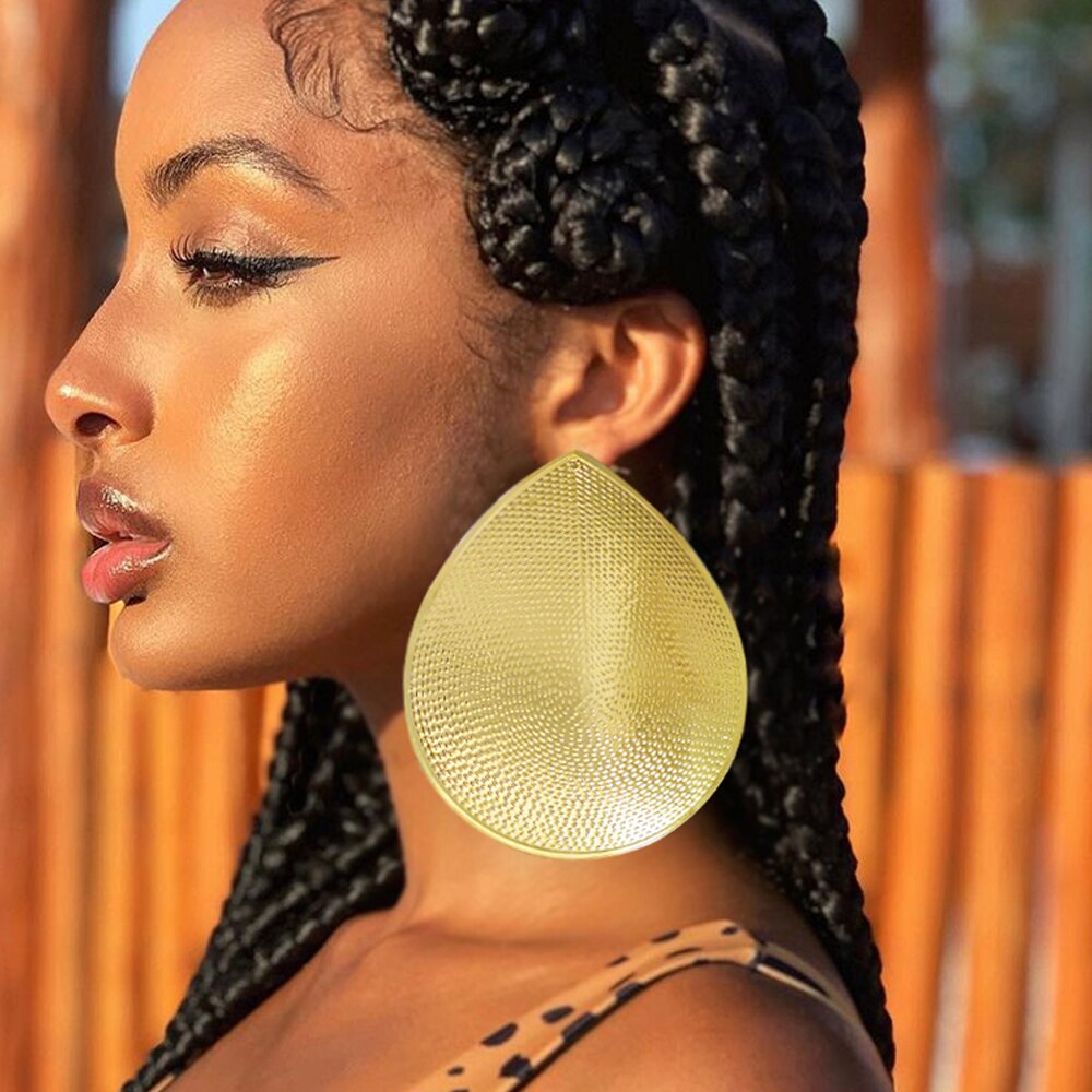 Fine Jewelry Big Round Earrings Stud Big Pendant Dangle Drop Earrings Flower Circle Hoop Earring Wedding Party Gifts