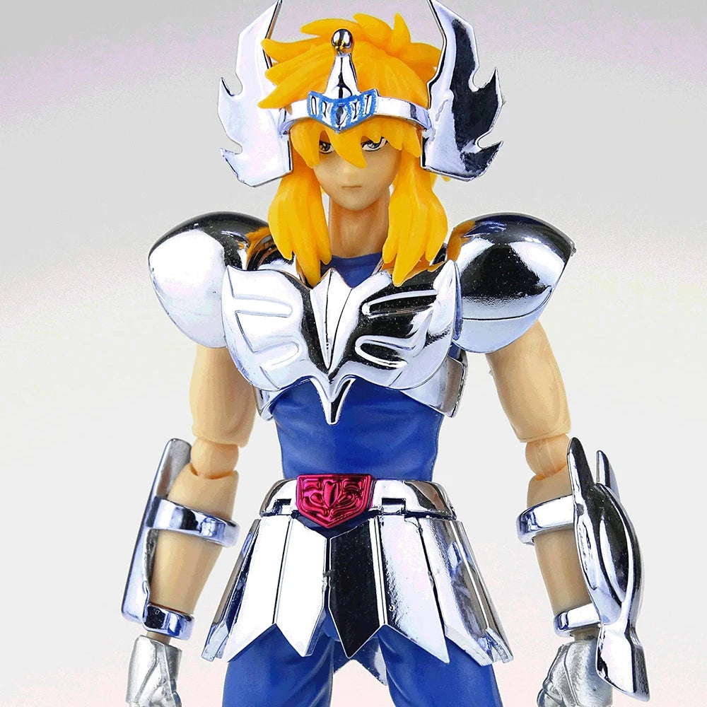 SG JModel Mini Saint Cloth Myth DDP EX Gold Saint Hyoga Cygnus With Object Bronze Saint Metal Armor Action Figure Toy D.D.P Size