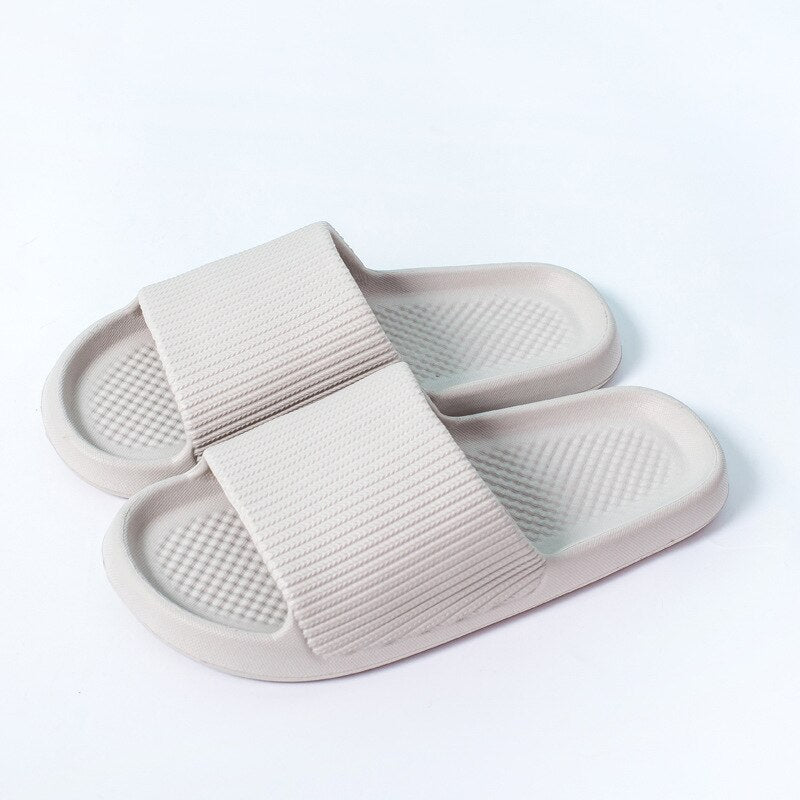 2023 Men Platform Slippers Shoes Unisex Summer Beach Eva Soft Sole Slide Sandals Leisure Women Indoor Bathroom Anti-slip Slides