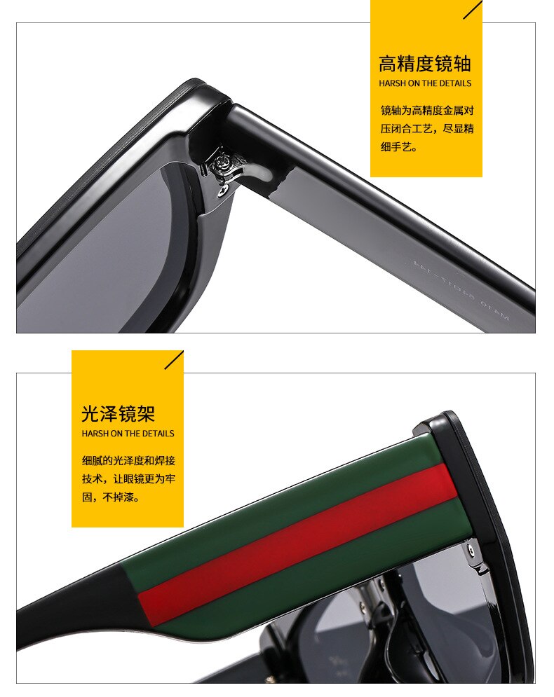 2023 New Cat Eye Sunglasses Women Luxury Brand Designer Red Green Sun Glasses Vintage Eyewear Male UV400 Oculos De Sol