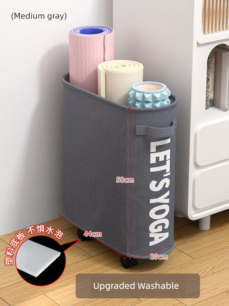 Yoga Mat Storage Basket Tube Fitness Sports Equipment Storage Rack Foam Roller Storage Rack Handy Gadget Storage Basket Sports