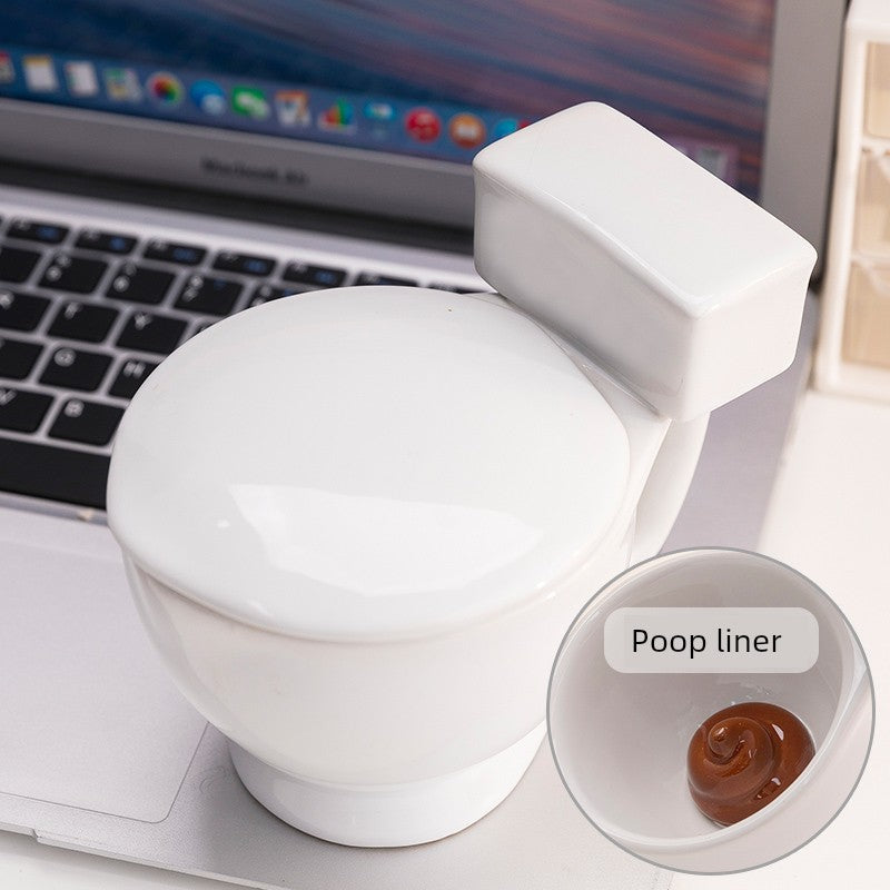 Poop Toilet Poop Shape Cup Trending Creative Funny Funny Tea Cup Urinal Poop Mug Water Glass
