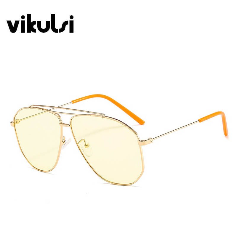 Unisex Pilot Sunglasses Women Men Luxury Double Beam Sun Glasses Men Vintage Driving Eyewear Ocean Lenses Shades zonnebril dame