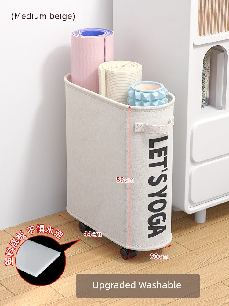 Yoga Mat Storage Basket Tube Fitness Sports Equipment Storage Rack Foam Roller Storage Rack Handy Gadget Storage Basket Sports