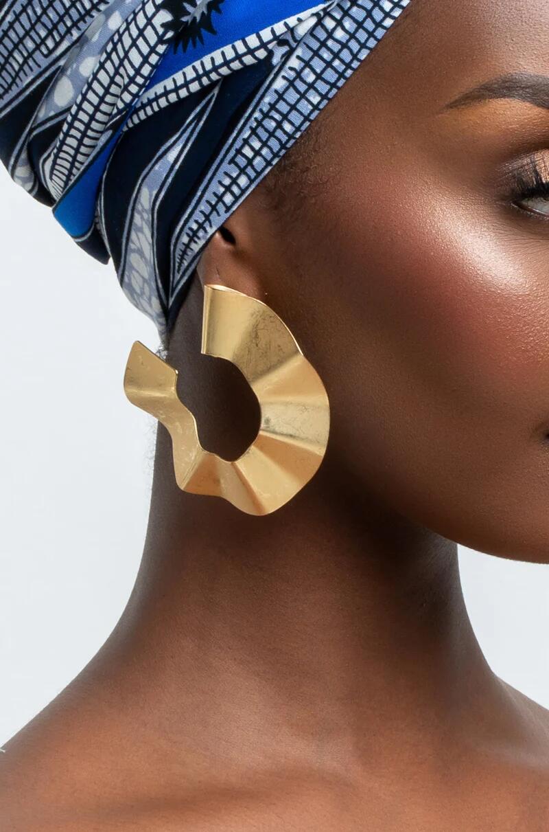 Special Pendant Geometric Earrings For Women Gold Color Metal Big Earring Wedding Party Gift Dangle Drop Earrings 2022