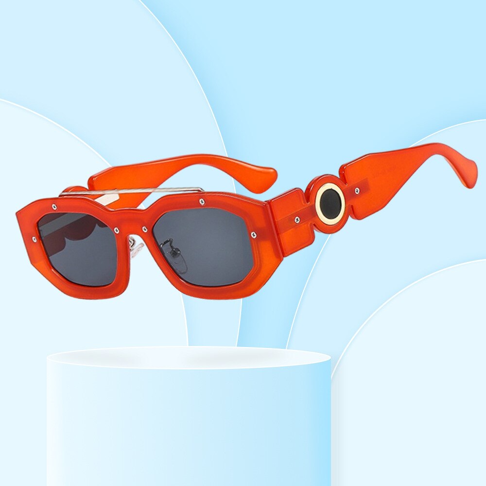 Classic Retro Square Sunglasses Men Women Luxury Brand Vintage Lens Gradient Rectangle Sun Glasses Female Popular Eyewear