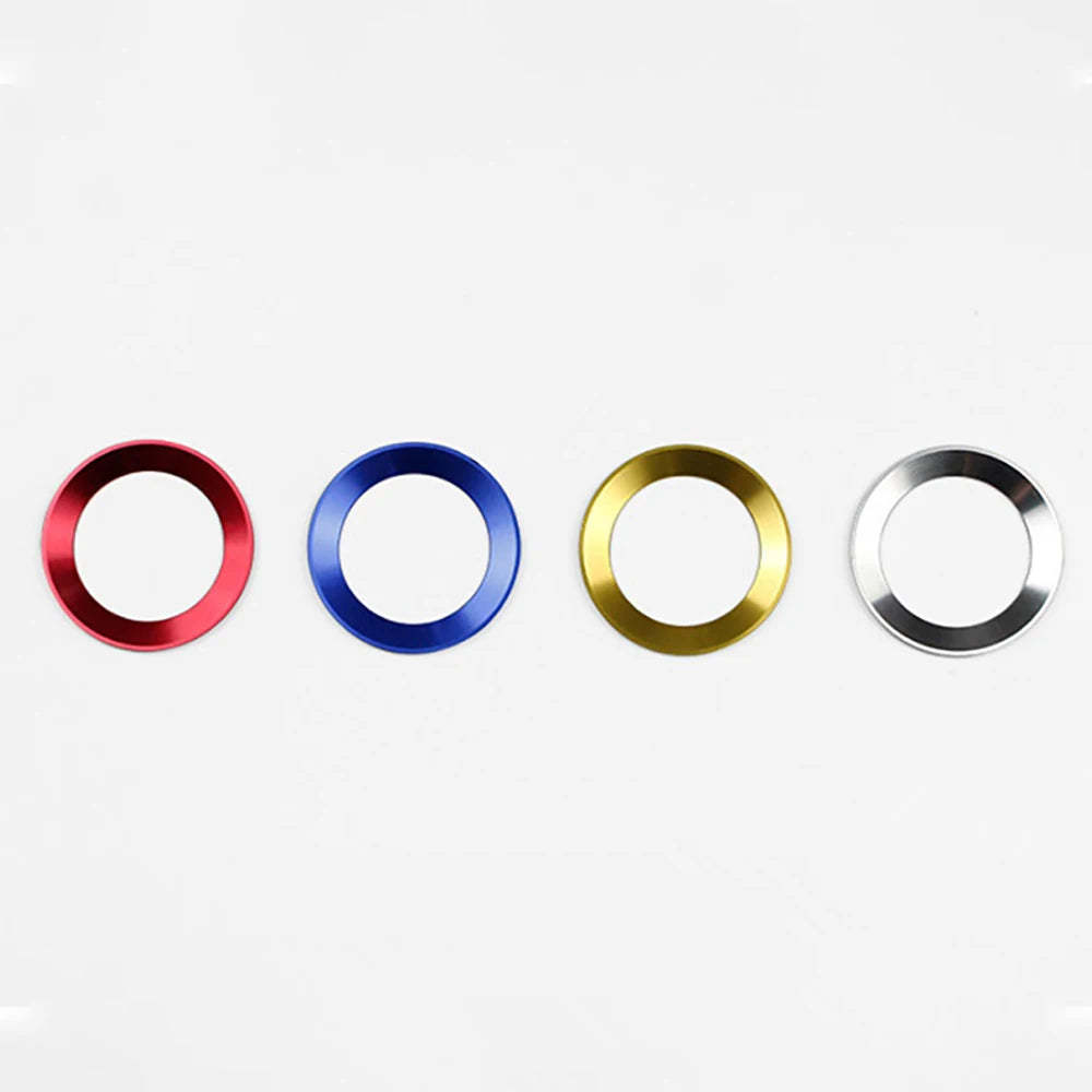 Car Steering Wheel Styling Center Emblem Decoration Ring  Accessories Cover Sticker For Volkswagen VW Golf 4 5 Polo Jetta Covers