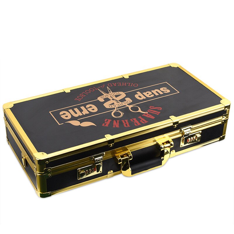 Portable Hairdressing Toolbox Large Code Aluminum Alloy Storage Bag Makeup Case Barber Hair Tools Accessories
