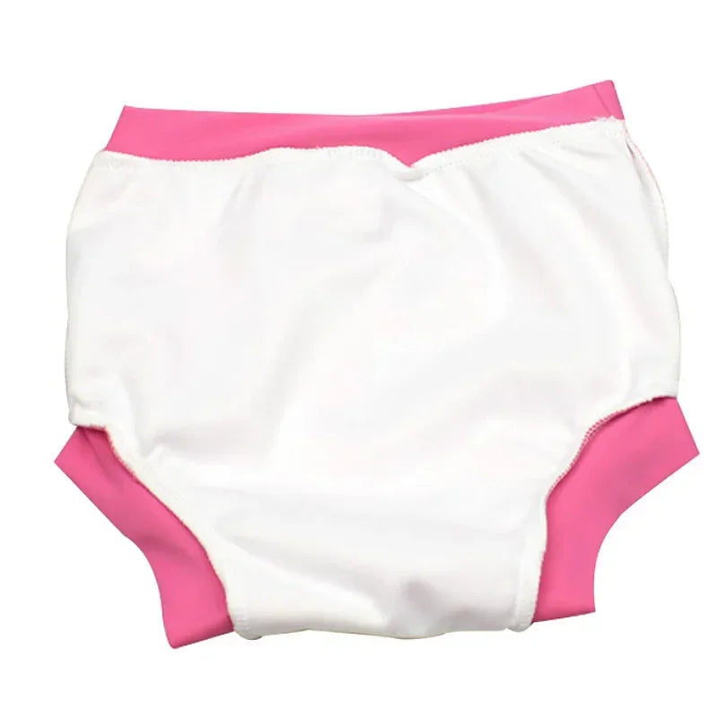Leakproof Swimming Diaper Newborn Baby High Waist Swimming Nappies Baby Boys Girls Cartoon Printed Cloth Diapers