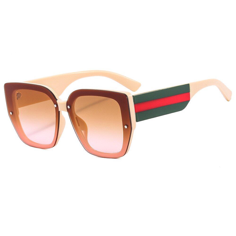 2023 New Cat Eye Sunglasses Women Luxury Brand Designer Red Green Sun Glasses Vintage Eyewear Male UV400 Oculos De Sol