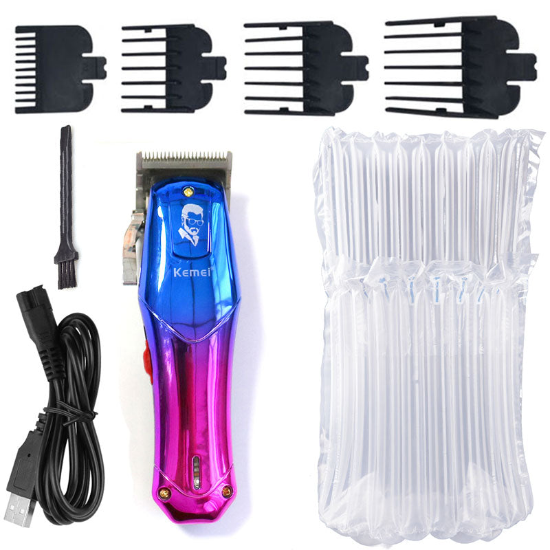 Original Kemei Cord/Cordless Powerful Men Hair Clipper Rechargeable Electric Beard Hair Trimmer Adjustable Hair Cut Machine