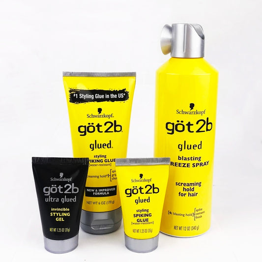 got2b glued spray Glue lace wig Hair Gel got2b Glued Hair gel Invincible Styling edge control hair spray wig accessories