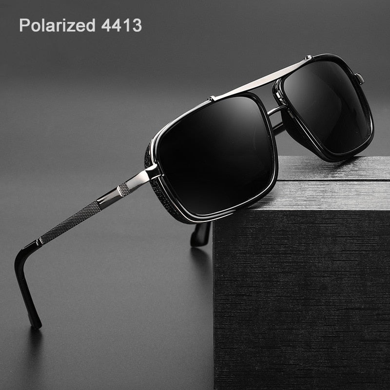 JackJad Classic Vintage Polarized 4413 Style Sunglasses Men Driving Square Pilot Brand Design Sun Glasses UV400 Oculos De Sol
