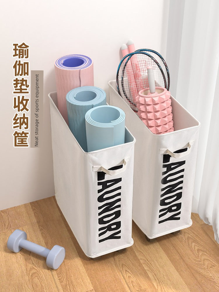 Yoga Mat Storage Basket Tube Fitness Sports Equipment Storage Rack Foam Roller Storage Rack Handy Gadget Storage Basket Sports