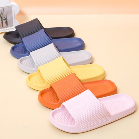 2023 Men Platform Slippers Shoes Unisex Summer Beach Eva Soft Sole Slide Sandals Leisure Women Indoor Bathroom Anti-slip Slides